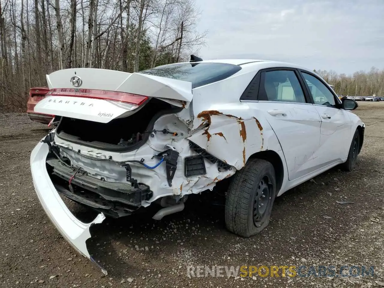 3 fotografías del automóvil dañado KMHLN4AJ3NU018193 HYUNDAI ELANTRA 2022