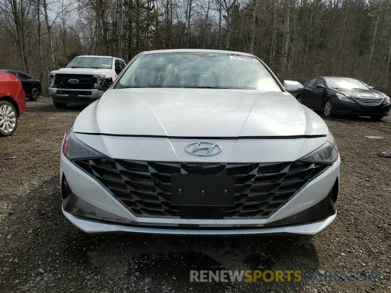 5 fotografías del automóvil dañado KMHLN4AJ3NU018193 HYUNDAI ELANTRA 2022