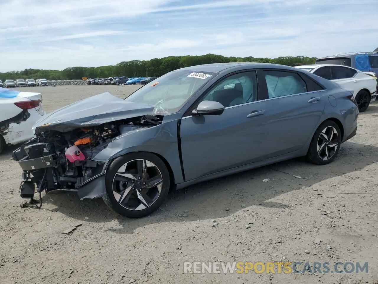 1 fotografías del automóvil dañado KMHLN4AJ9NU032275 HYUNDAI ELANTRA 2022