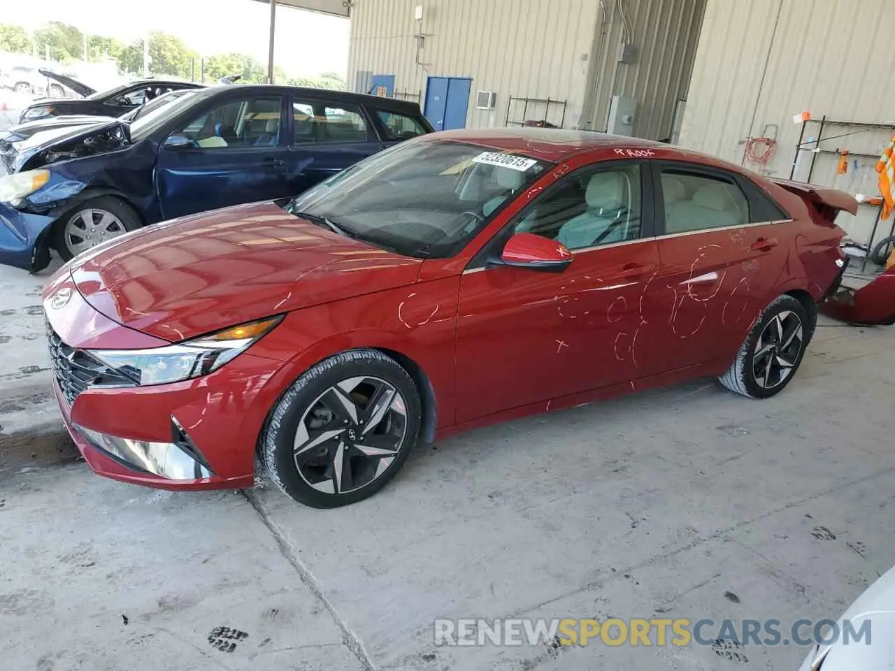 1 fotografías del automóvil dañado KMHLN4AJXNU030650 HYUNDAI ELANTRA 2022