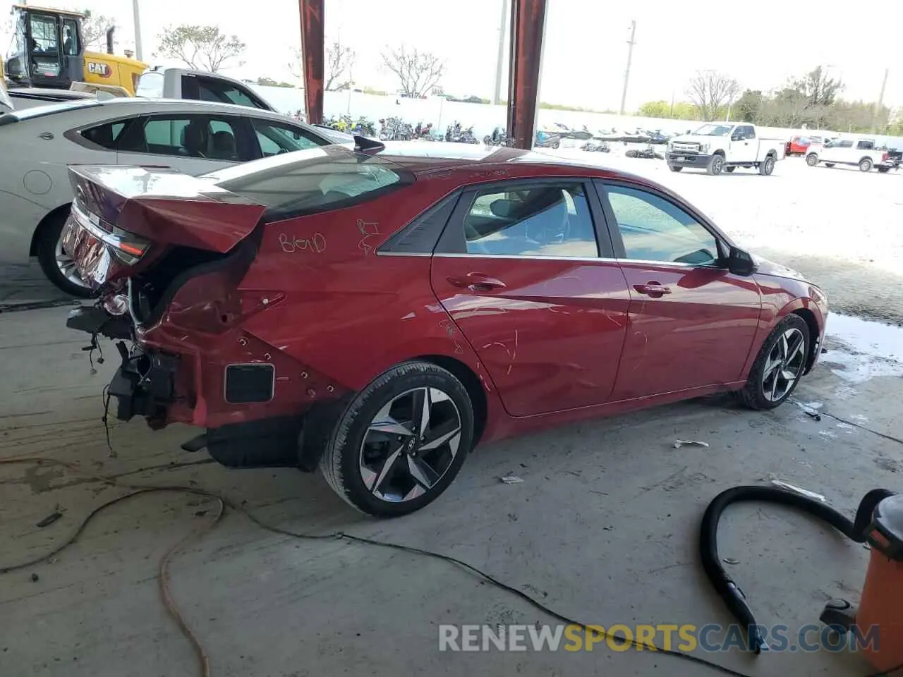 3 fotografías del automóvil dañado KMHLN4AJXNU030650 HYUNDAI ELANTRA 2022