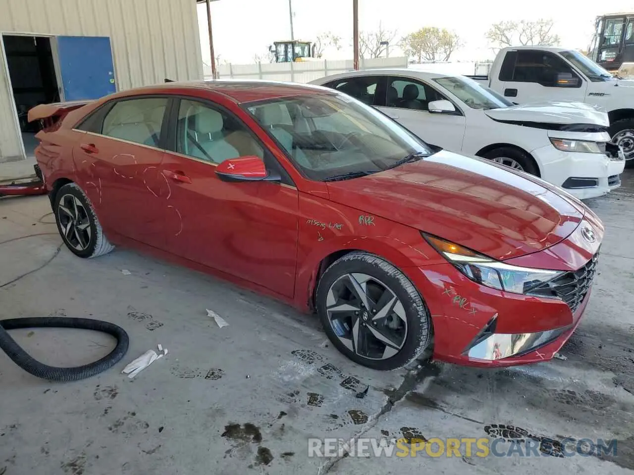 4 fotografías del automóvil dañado KMHLN4AJXNU030650 HYUNDAI ELANTRA 2022