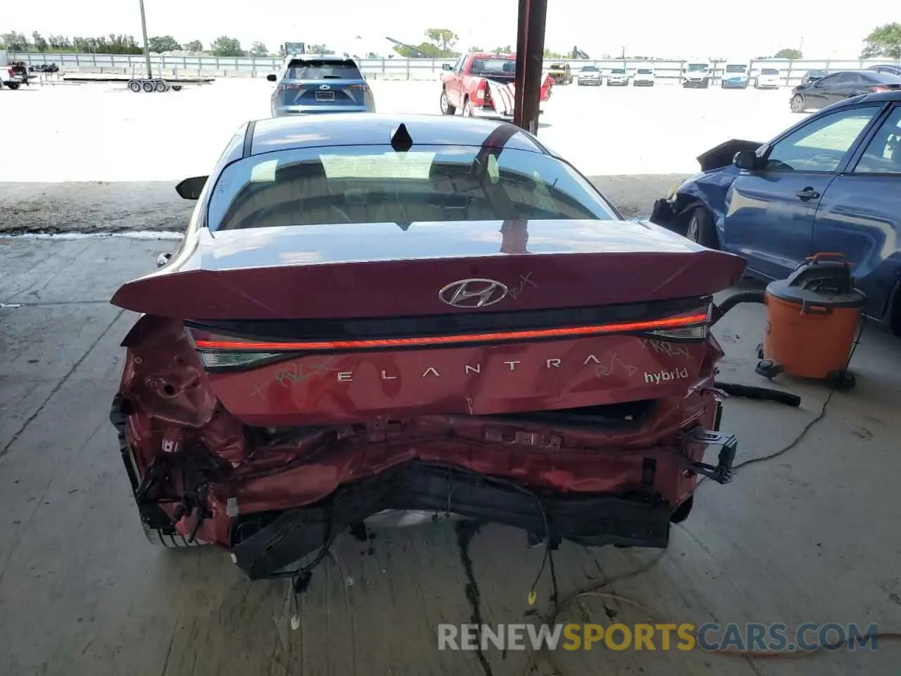 6 fotografías del automóvil dañado KMHLN4AJXNU030650 HYUNDAI ELANTRA 2022