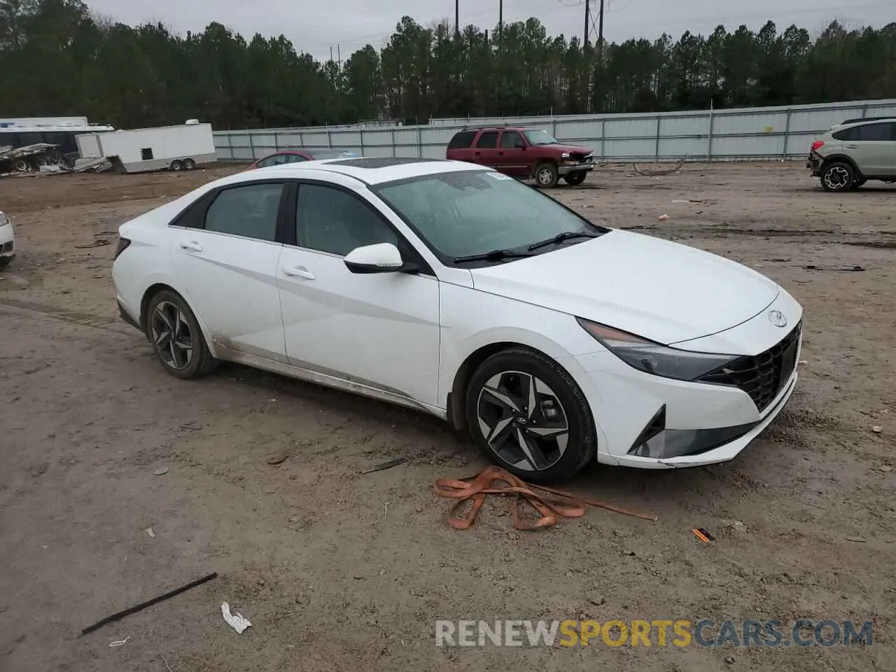 4 fotografías del automóvil dañado KMHLN4AJXNU031099 HYUNDAI ELANTRA 2022