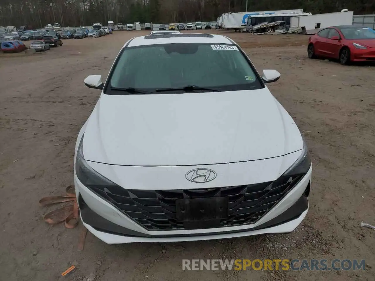 5 fotografías del automóvil dañado KMHLN4AJXNU031099 HYUNDAI ELANTRA 2022