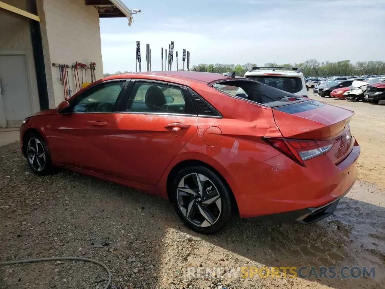 2 fotografías del automóvil dañado KMHLP4AG1NU329863 HYUNDAI ELANTRA 2022
