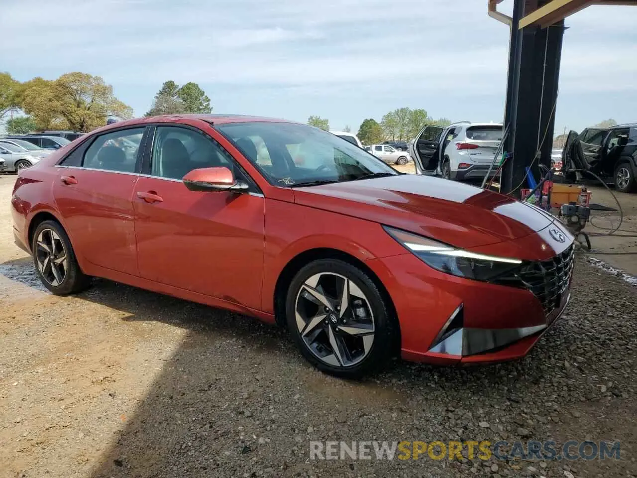 4 fotografías del automóvil dañado KMHLP4AG1NU329863 HYUNDAI ELANTRA 2022