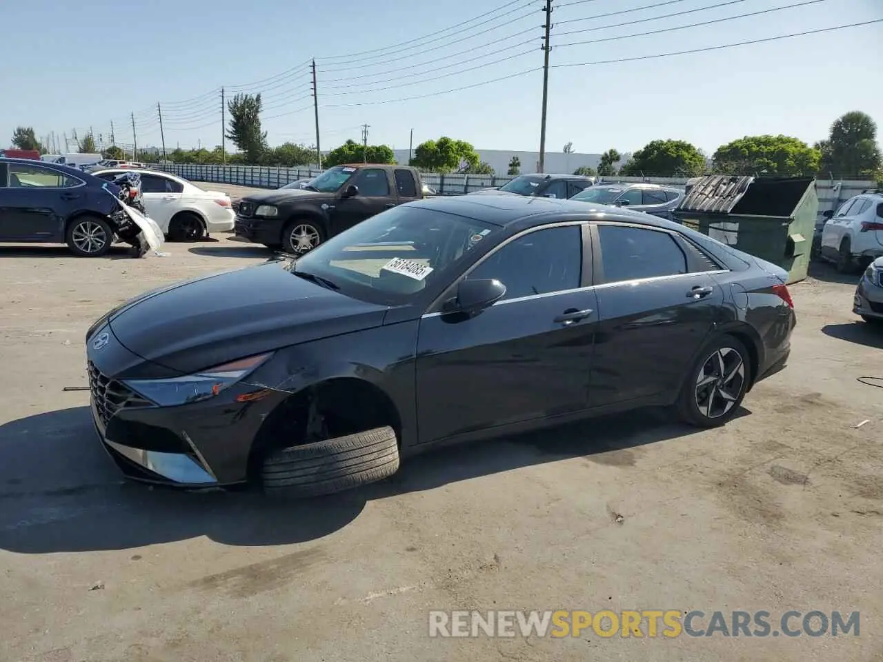 1 fotografías del automóvil dañado KMHLP4AG1NU329894 HYUNDAI ELANTRA 2022