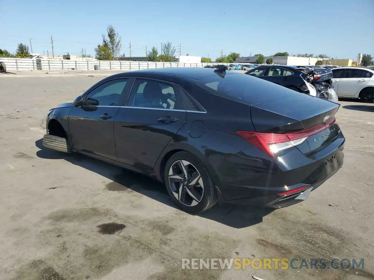2 fotografías del automóvil dañado KMHLP4AG1NU329894 HYUNDAI ELANTRA 2022