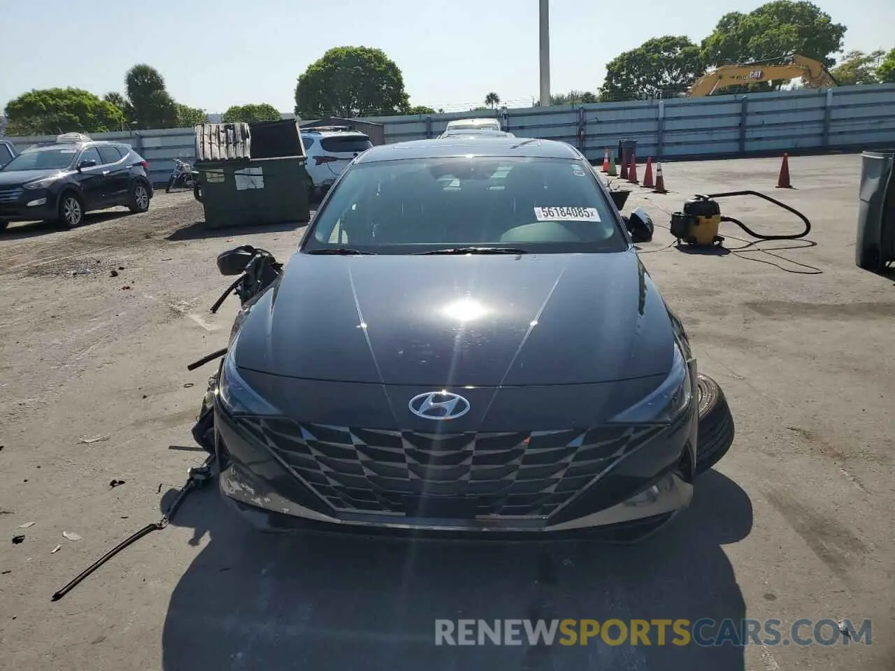 5 fotografías del automóvil dañado KMHLP4AG1NU329894 HYUNDAI ELANTRA 2022