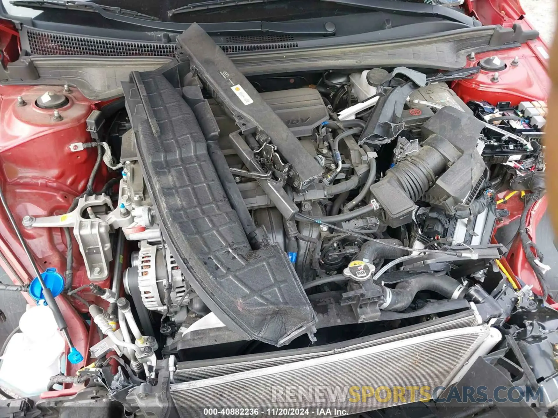 10 fotografías del automóvil dañado KMHLP4AG3NU347877 HYUNDAI ELANTRA 2022