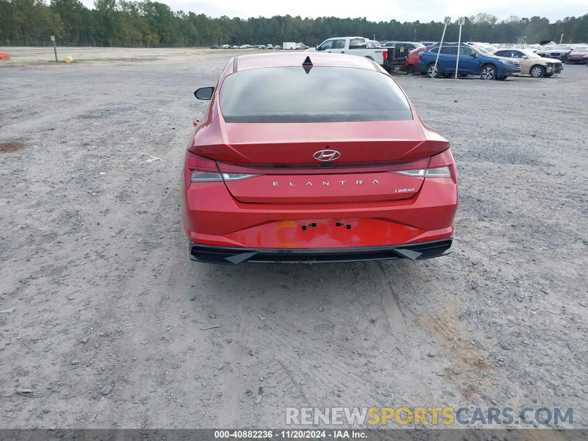 16 fotografías del automóvil dañado KMHLP4AG3NU347877 HYUNDAI ELANTRA 2022