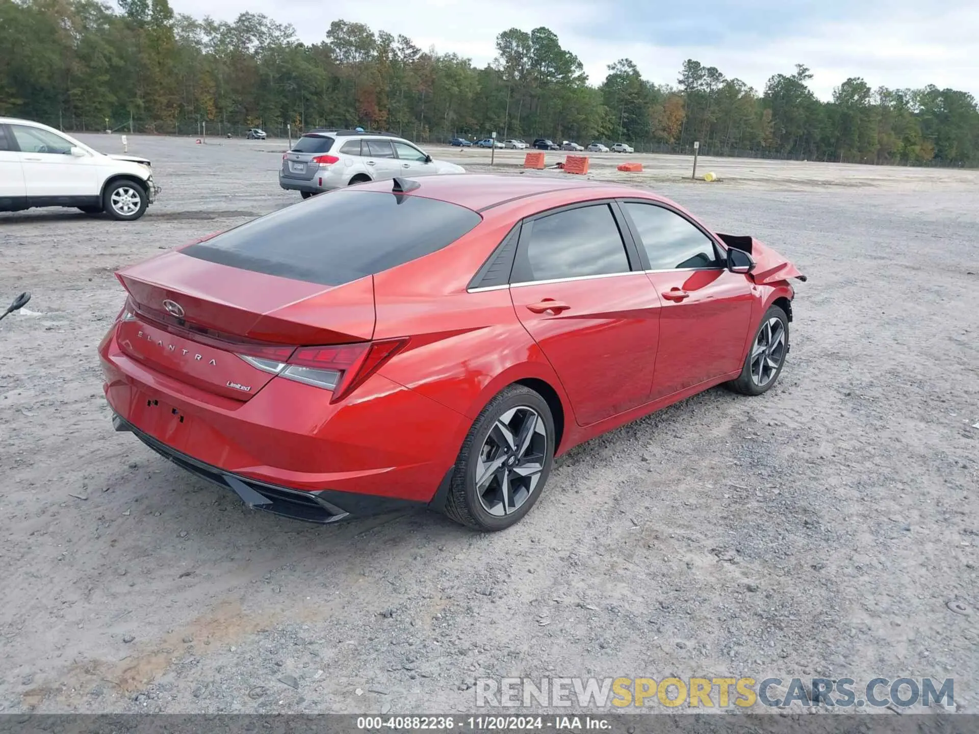 4 fotografías del automóvil dañado KMHLP4AG3NU347877 HYUNDAI ELANTRA 2022