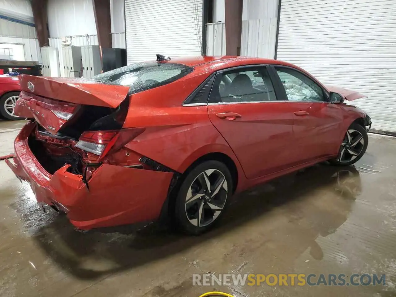 3 fotografías del automóvil dañado KMHLP4AG4NU331252 HYUNDAI ELANTRA 2022