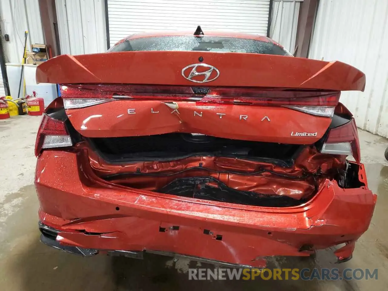 6 fotografías del automóvil dañado KMHLP4AG4NU331252 HYUNDAI ELANTRA 2022