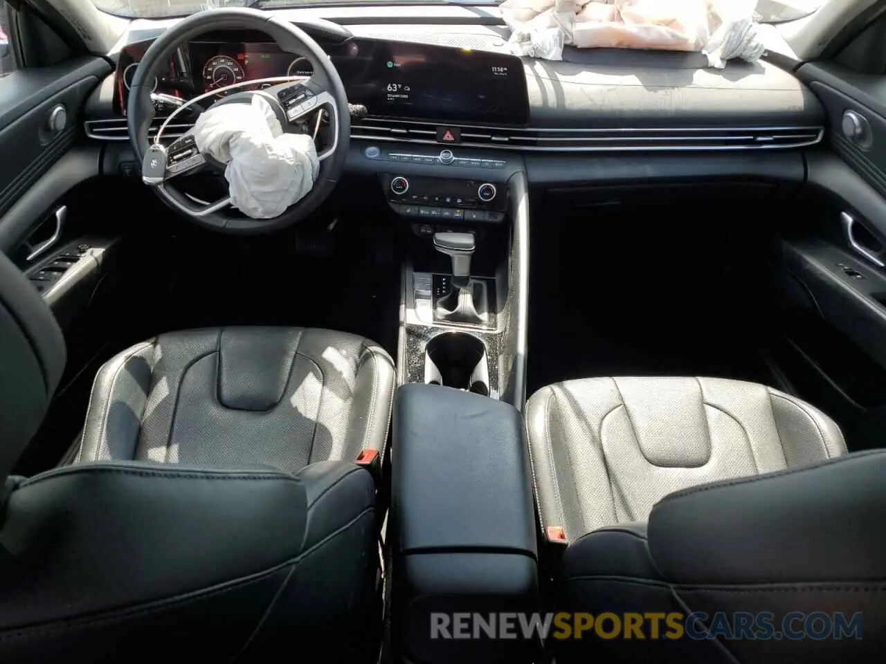 8 fotografías del automóvil dañado KMHLP4AG4NU331252 HYUNDAI ELANTRA 2022