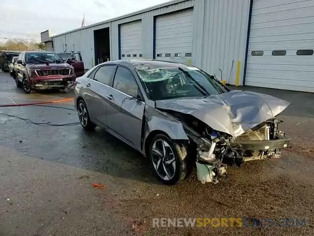 13 fotografías del automóvil dañado KMHLP4AG4NU342669 HYUNDAI ELANTRA 2022