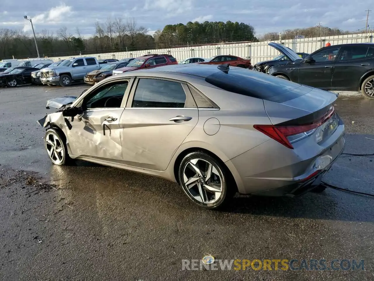 2 fotografías del automóvil dañado KMHLP4AG4NU342669 HYUNDAI ELANTRA 2022