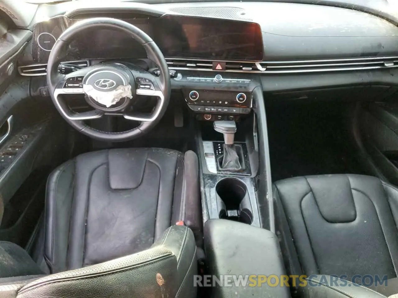 8 fotografías del automóvil dañado KMHLP4AG4NU342669 HYUNDAI ELANTRA 2022