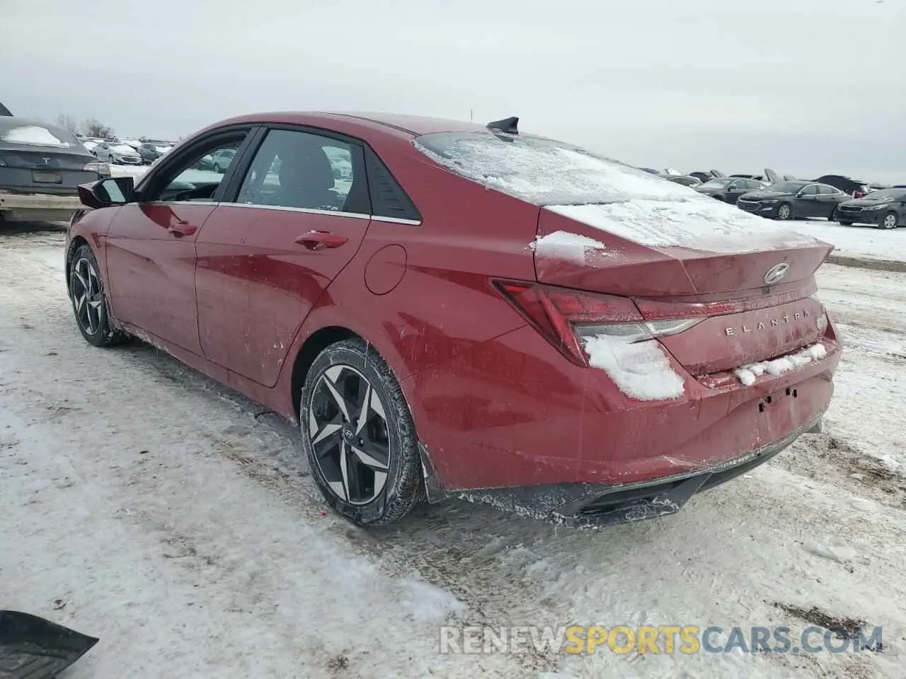 2 fotografías del automóvil dañado KMHLP4AG4NU362193 HYUNDAI ELANTRA 2022
