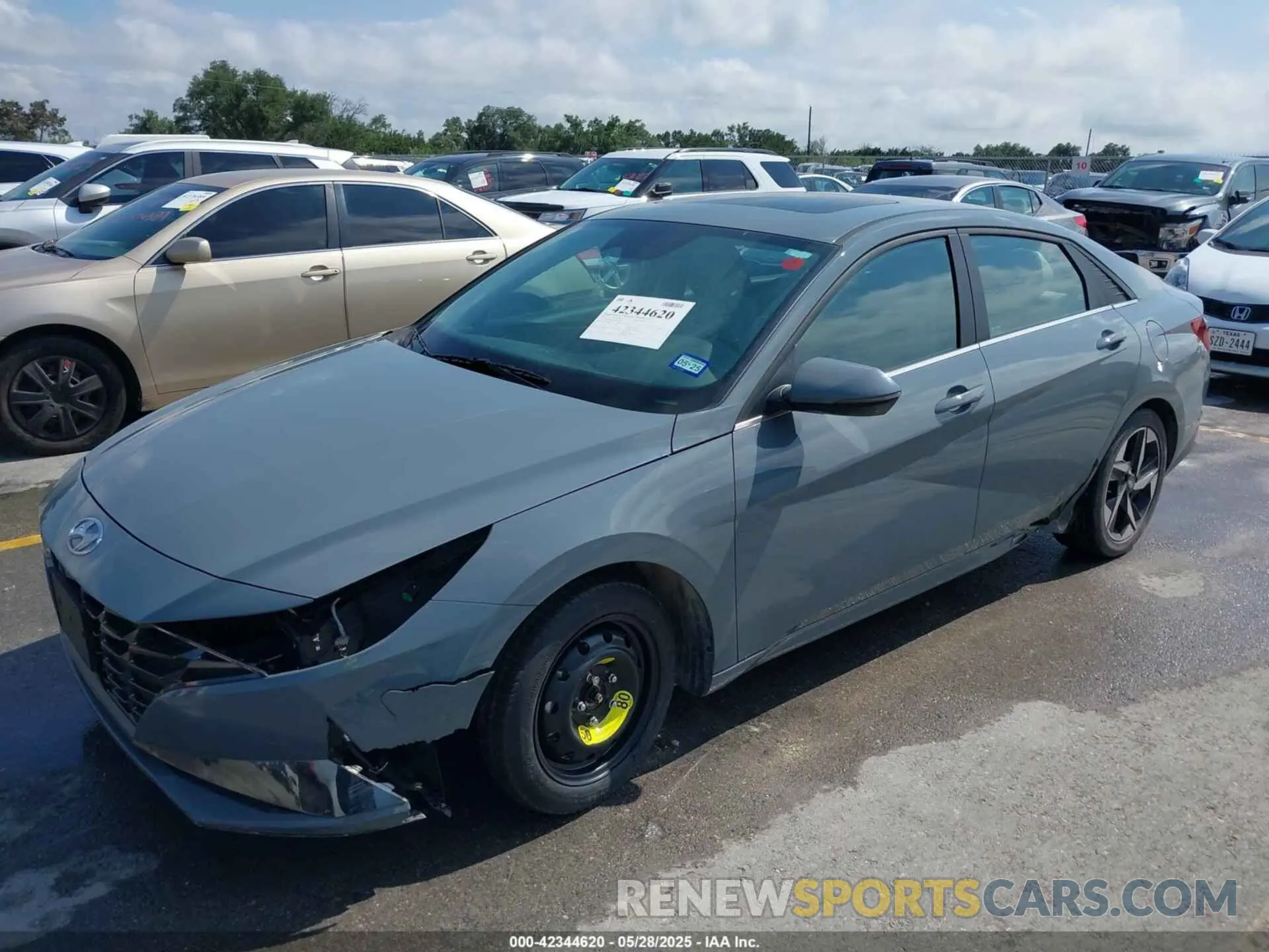 17 fotografías del automóvil dañado KMHLP4AG7NU342665 HYUNDAI ELANTRA 2022