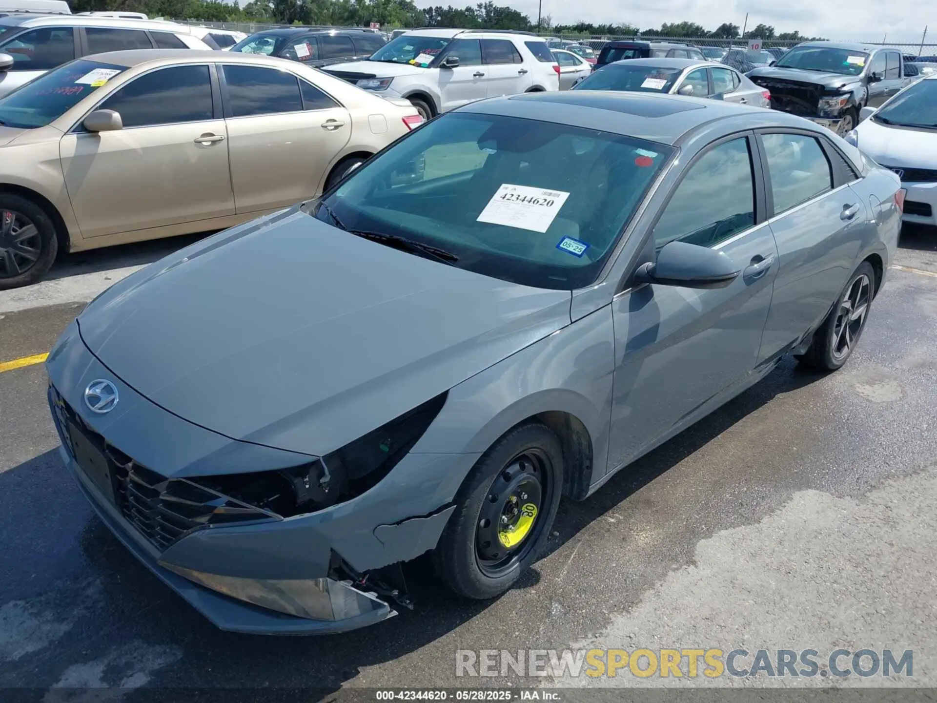 6 fotografías del automóvil dañado KMHLP4AG7NU342665 HYUNDAI ELANTRA 2022