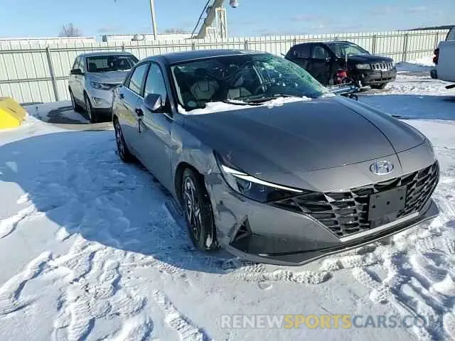 11 fotografías del automóvil dañado KMHLP4AGXNU347777 HYUNDAI ELANTRA 2022