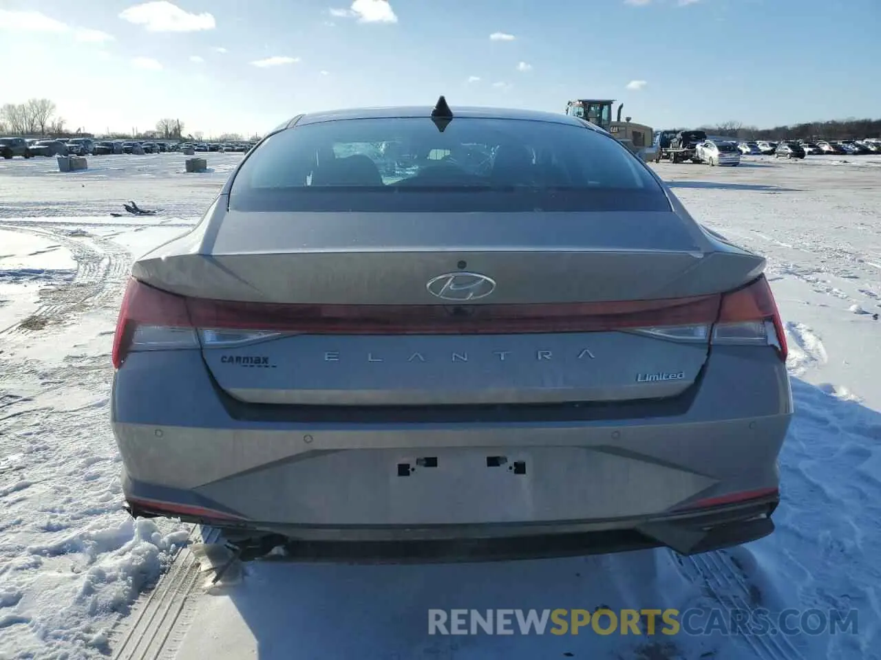 6 fotografías del automóvil dañado KMHLP4AGXNU347777 HYUNDAI ELANTRA 2022
