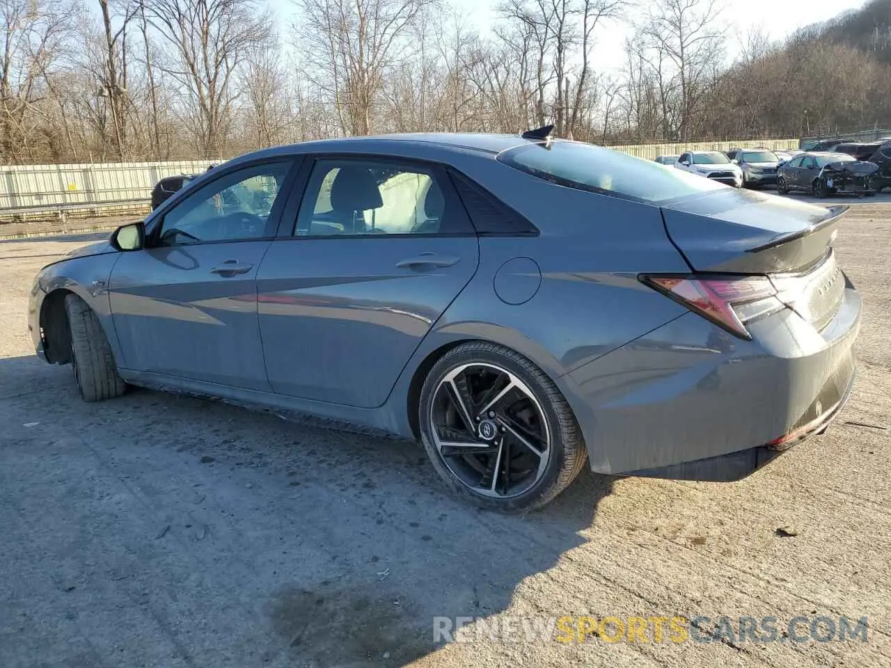 2 fotografías del automóvil dañado KMHLR4AF3NU242287 HYUNDAI ELANTRA 2022