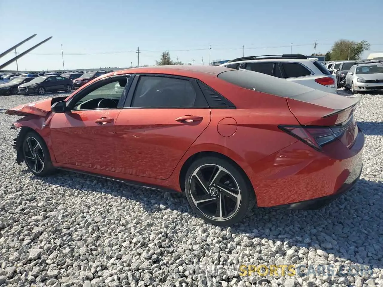 2 fotografías del automóvil dañado KMHLR4AF4NU241276 HYUNDAI ELANTRA 2022