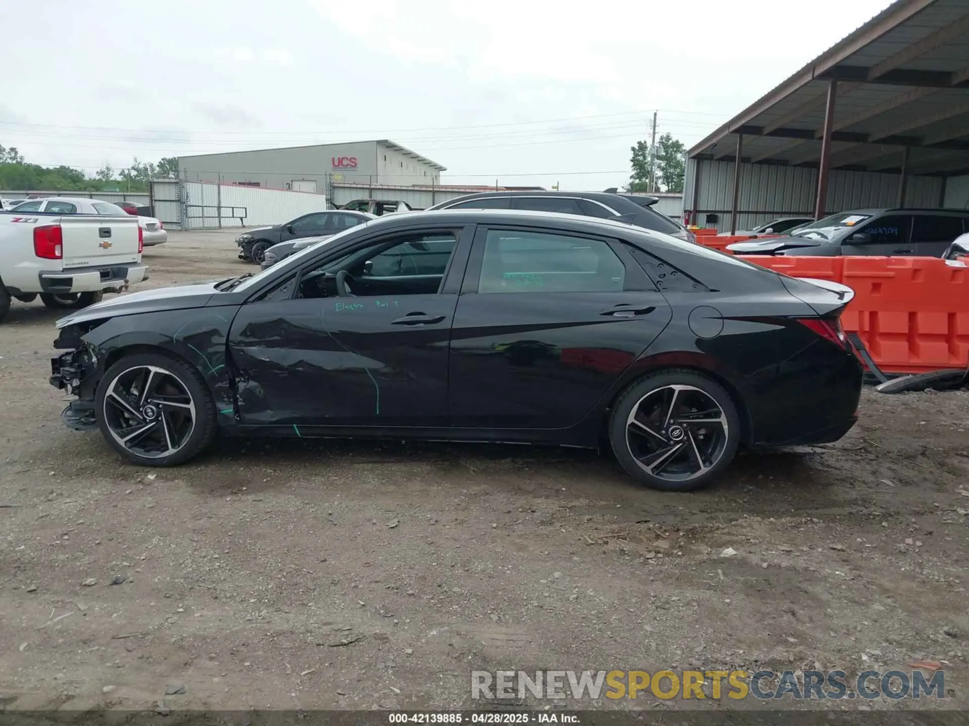 14 fotografías del automóvil dañado KMHLR4AF4NU267277 HYUNDAI ELANTRA 2022