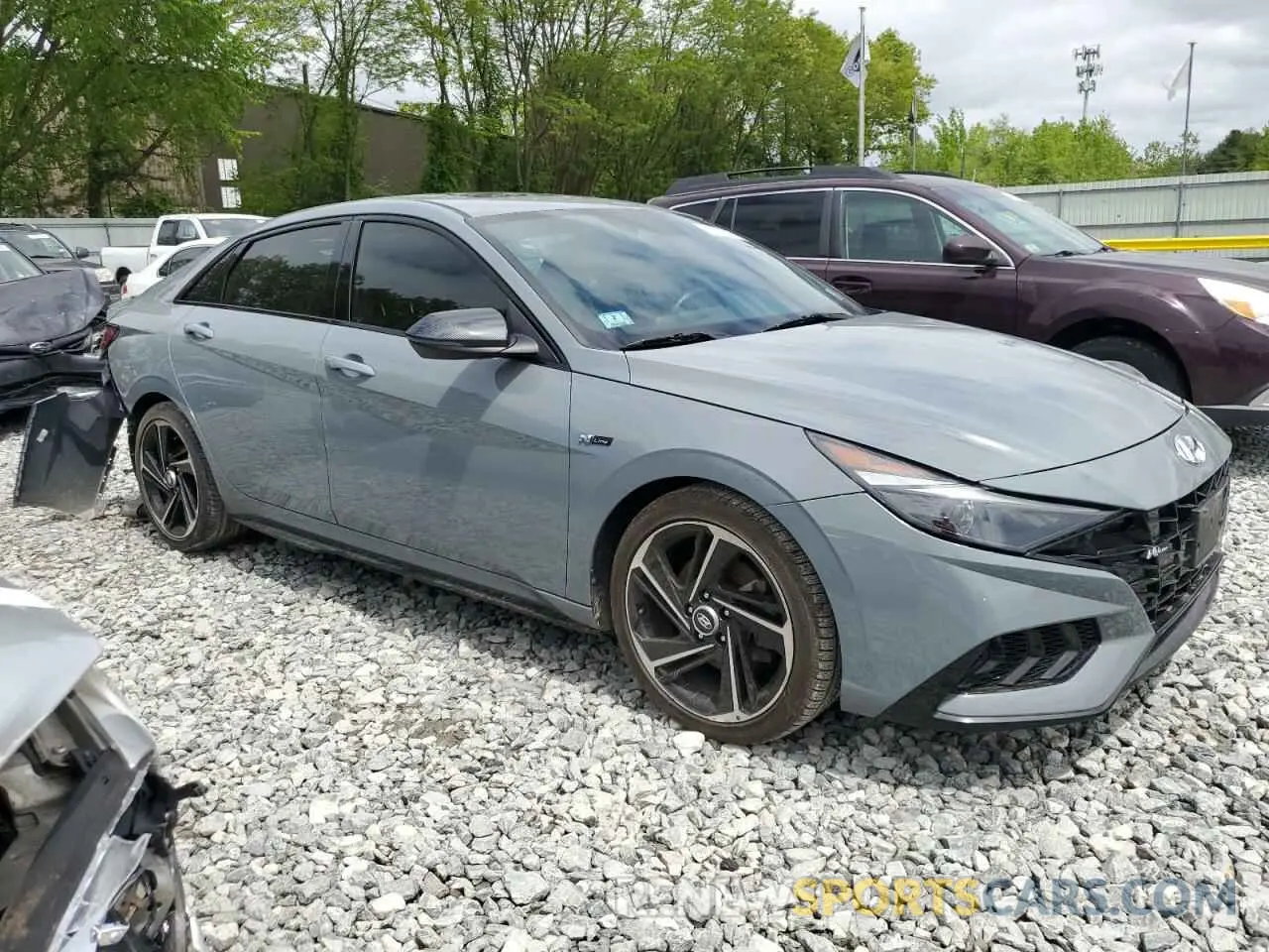 4 fotografías del automóvil dañado KMHLR4AF5NU230965 HYUNDAI ELANTRA 2022