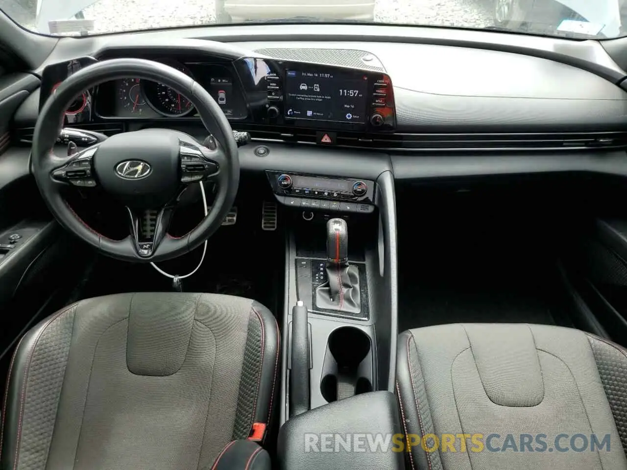 8 fotografías del automóvil dañado KMHLR4AF5NU230965 HYUNDAI ELANTRA 2022