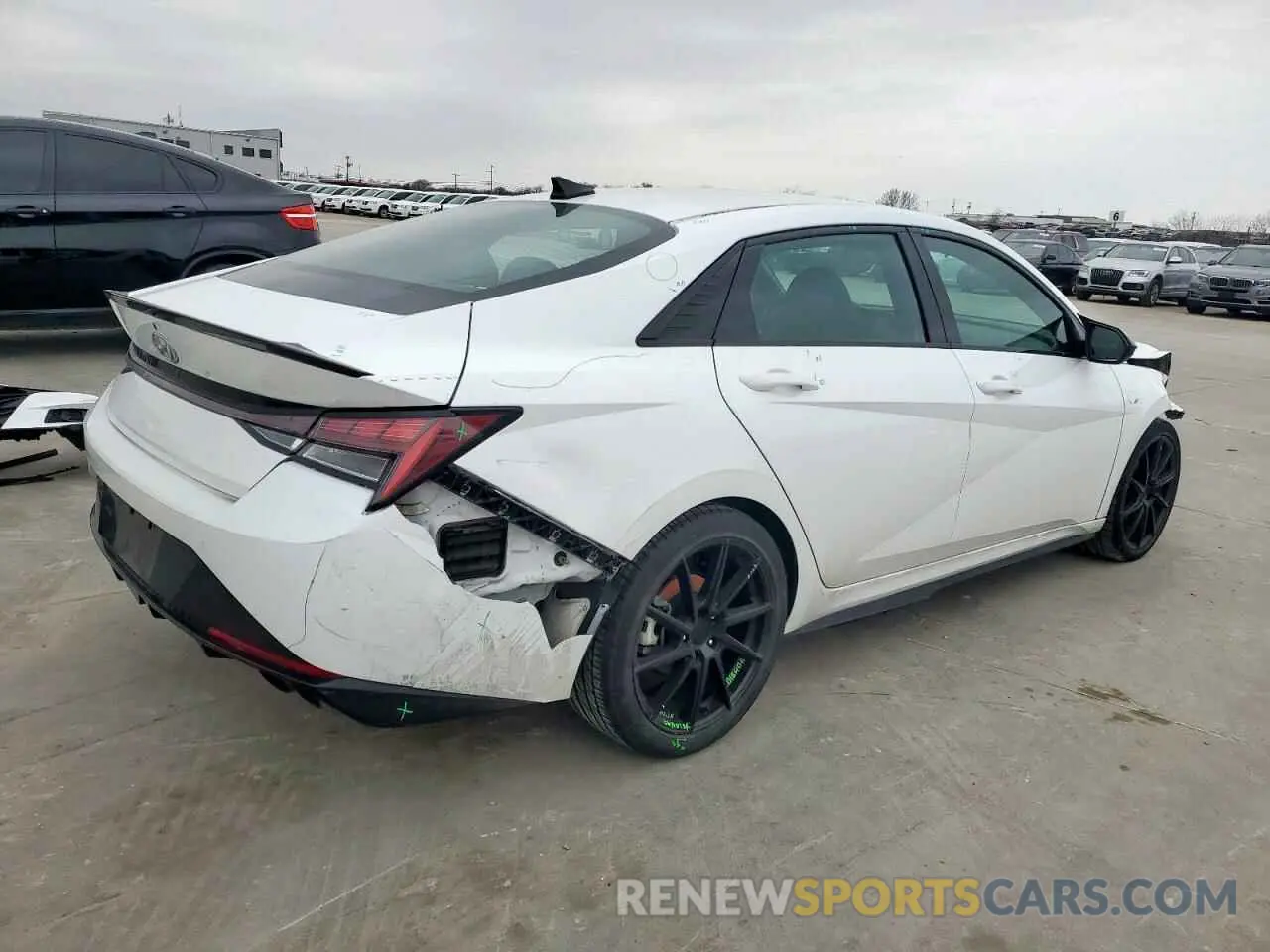 3 fotografías del automóvil dañado KMHLR4AF5NU309956 HYUNDAI ELANTRA 2022