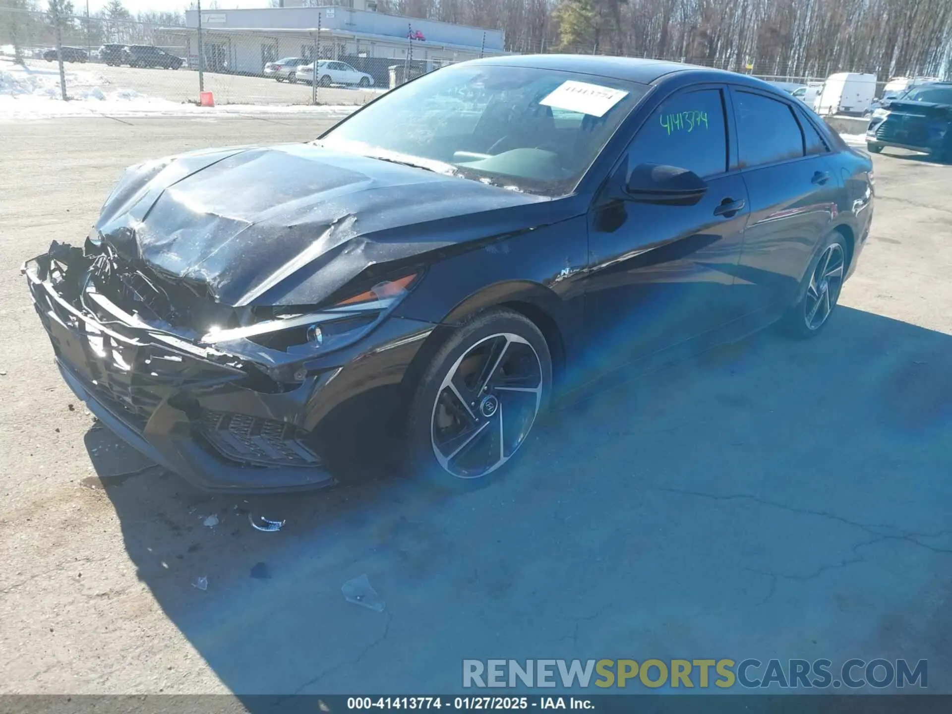 2 fotografías del automóvil dañado KMHLR4AF5NU326515 HYUNDAI ELANTRA 2022