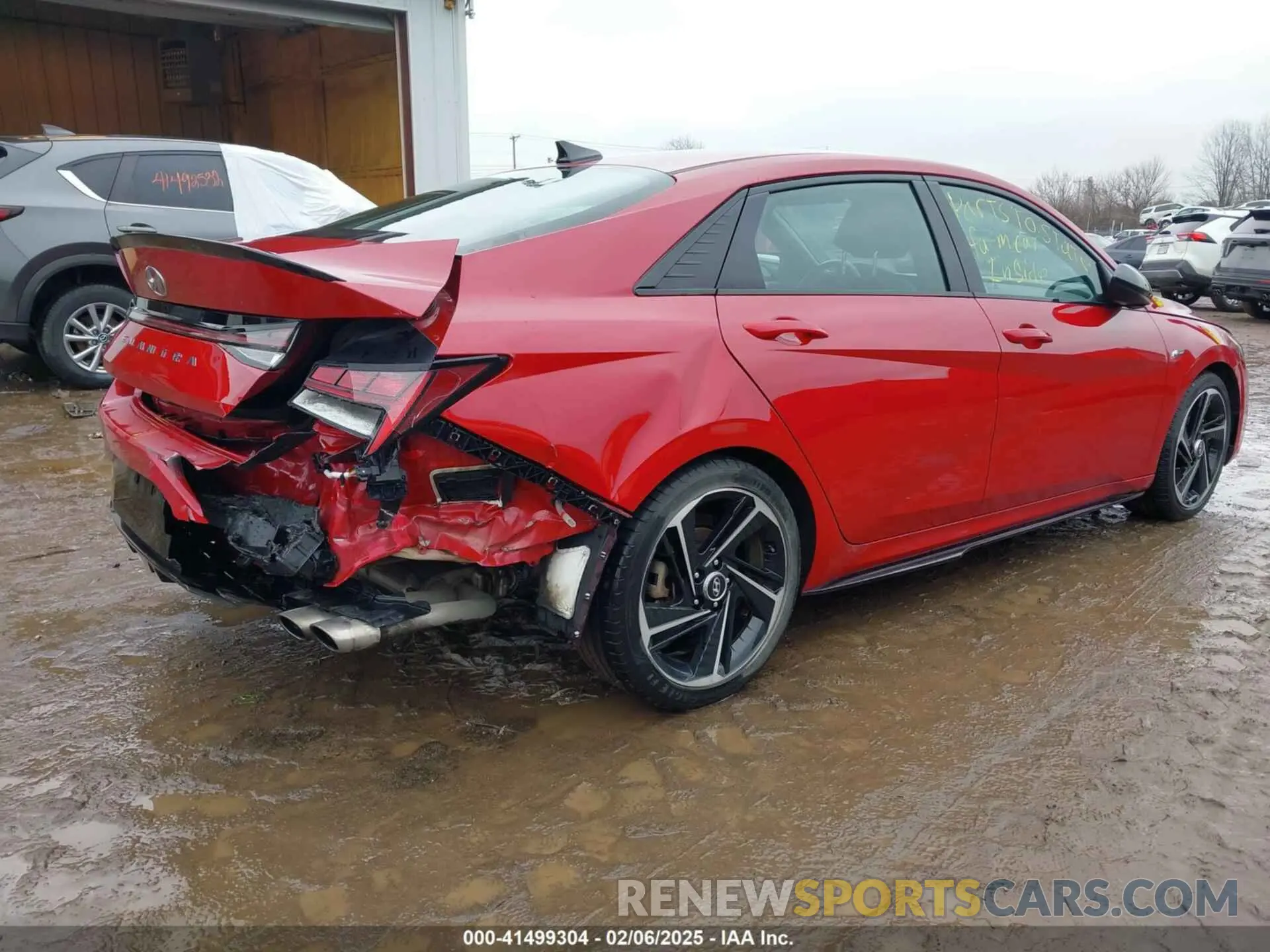 6 fotografías del automóvil dañado KMHLR4AF7NU313300 HYUNDAI ELANTRA 2022