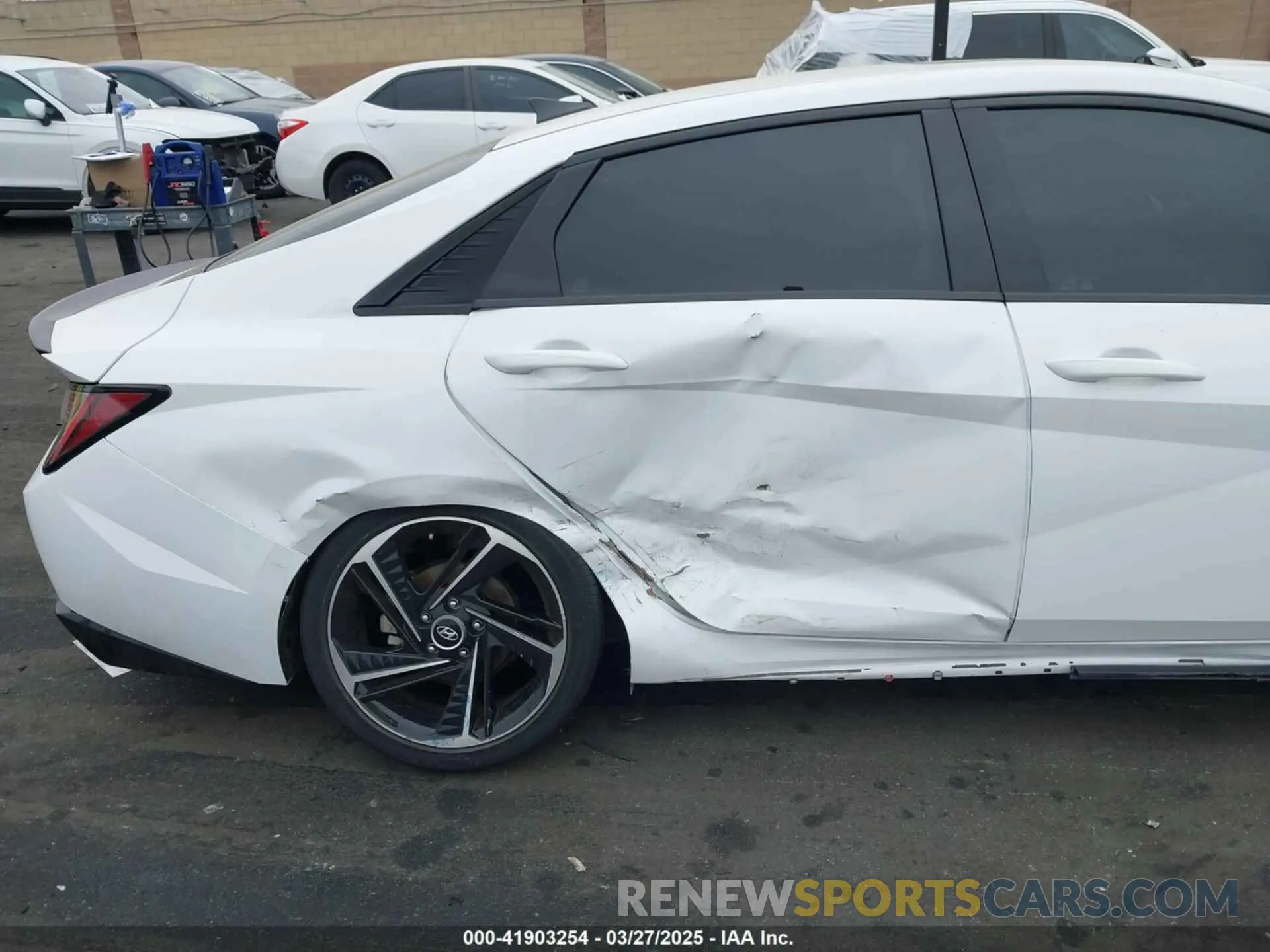 6 fotografías del automóvil dañado KMHLR4AF9NU243993 HYUNDAI ELANTRA 2022