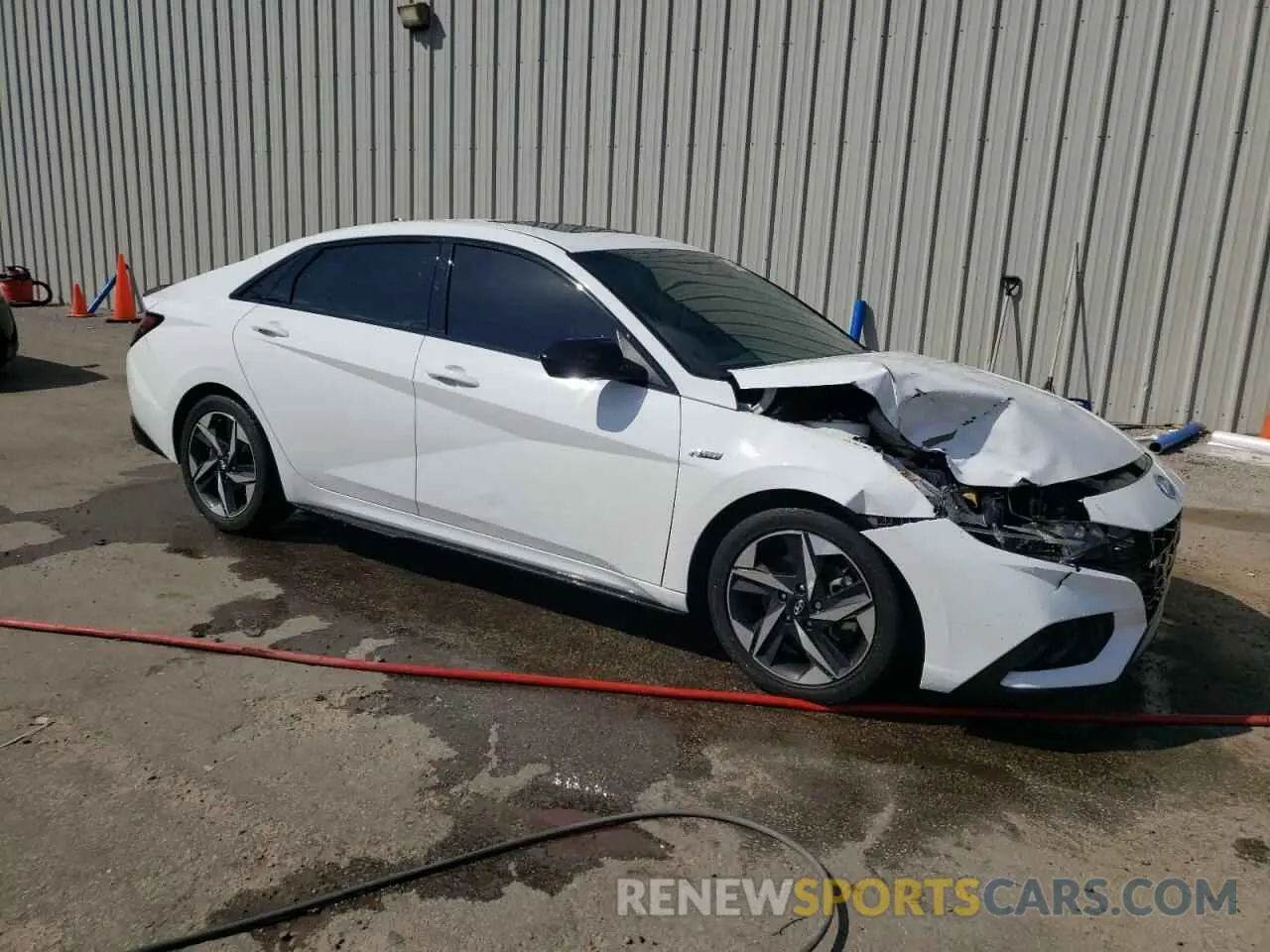 4 fotografías del automóvil dañado KMHLR4AF9NU304775 HYUNDAI ELANTRA 2022