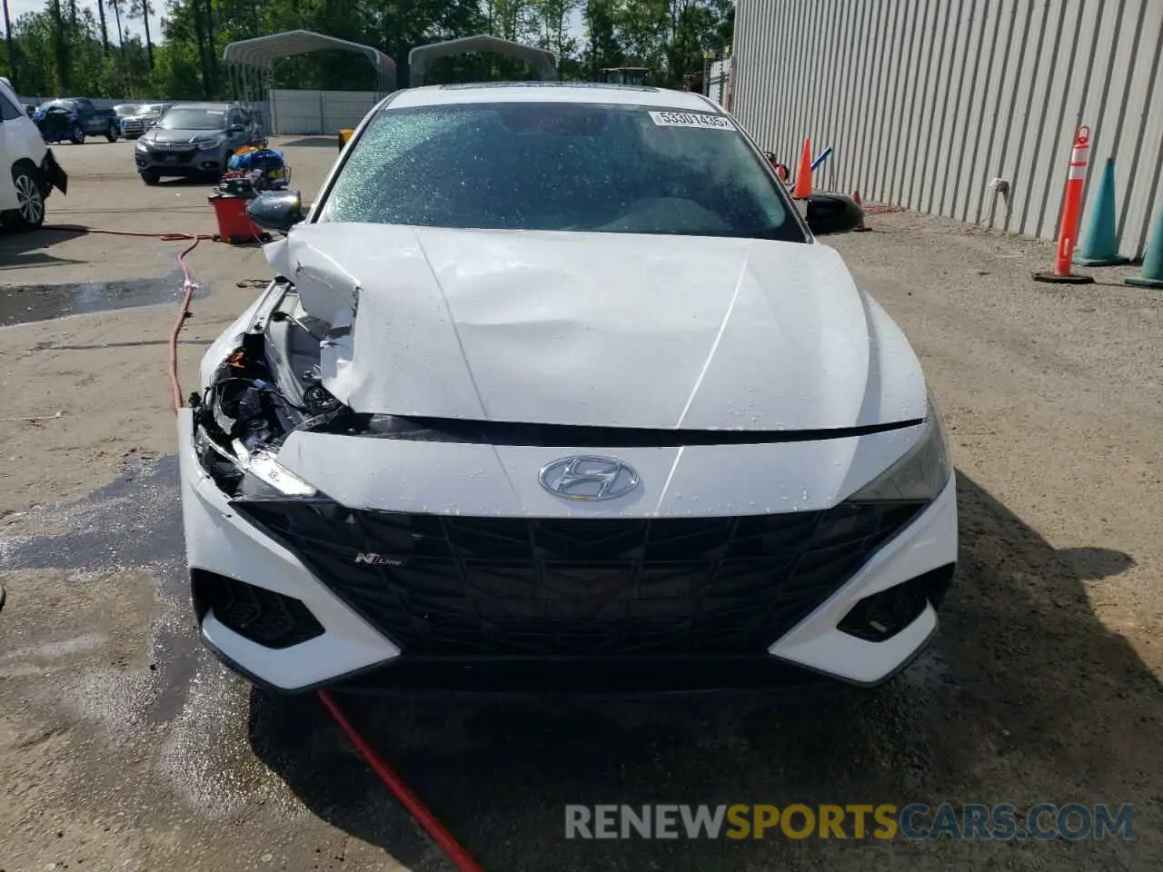 5 fotografías del automóvil dañado KMHLR4AF9NU304775 HYUNDAI ELANTRA 2022