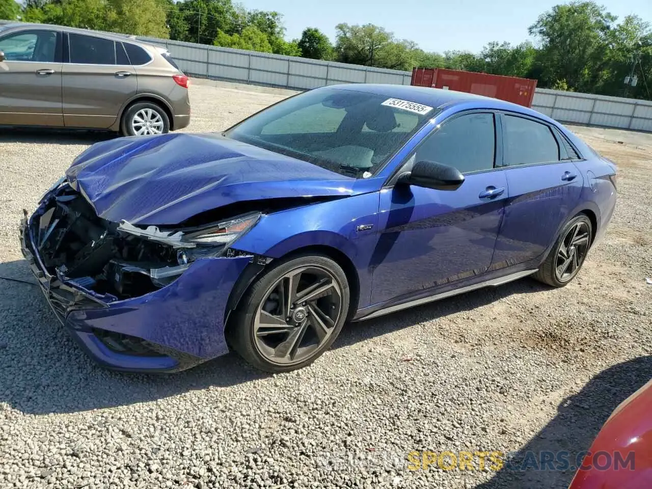 1 fotografías del automóvil dañado KMHLR4AFXNU236163 HYUNDAI ELANTRA 2022
