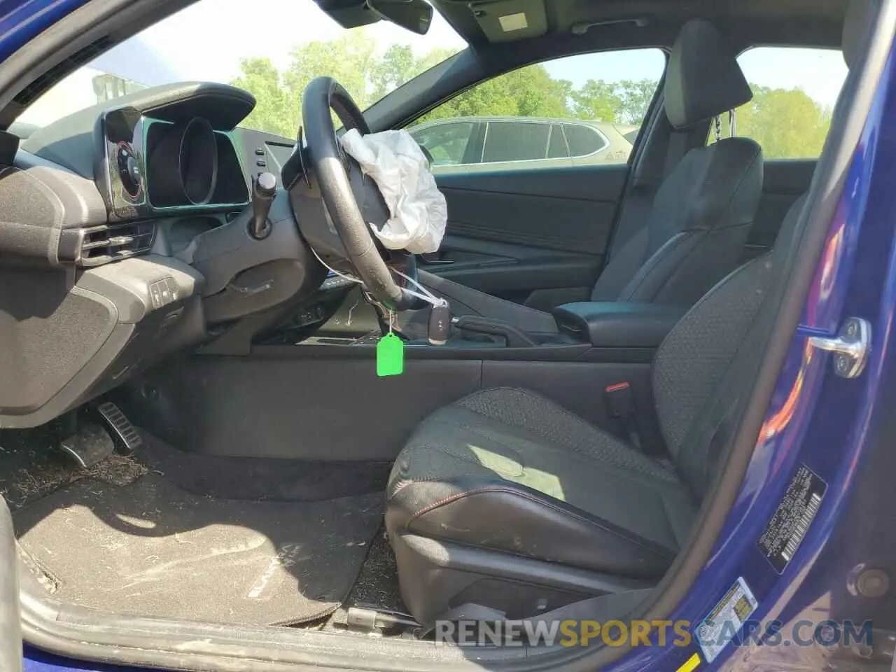 7 fotografías del automóvil dañado KMHLR4AFXNU236163 HYUNDAI ELANTRA 2022
