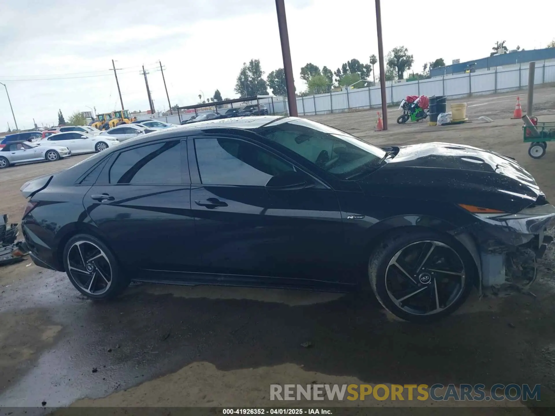 14 fotografías del automóvil dañado KMHLR4AFXNU239600 HYUNDAI ELANTRA 2022