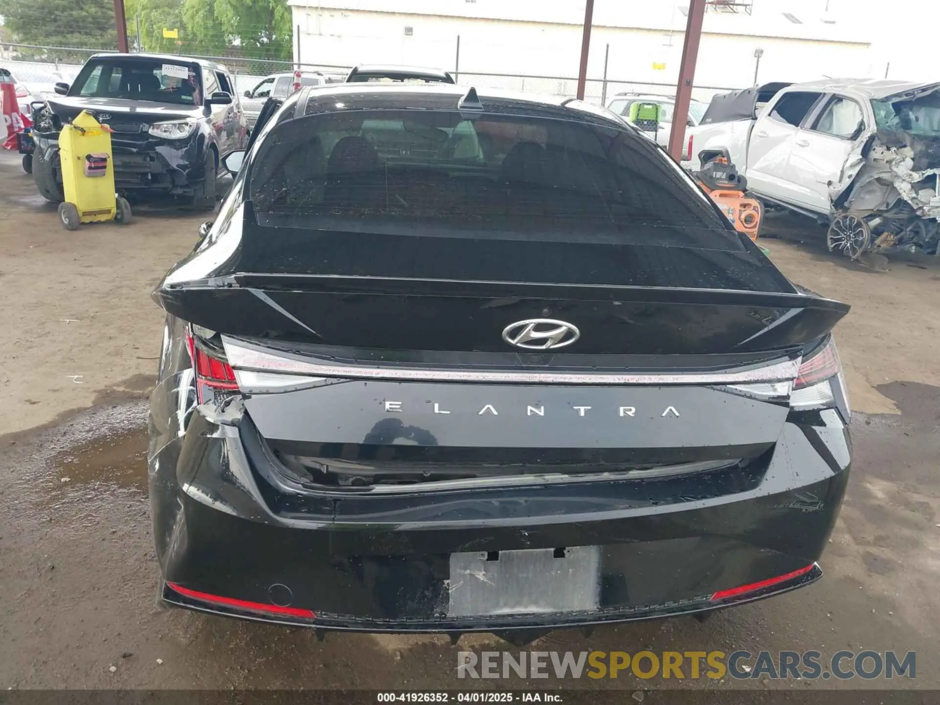 17 fotografías del automóvil dañado KMHLR4AFXNU239600 HYUNDAI ELANTRA 2022