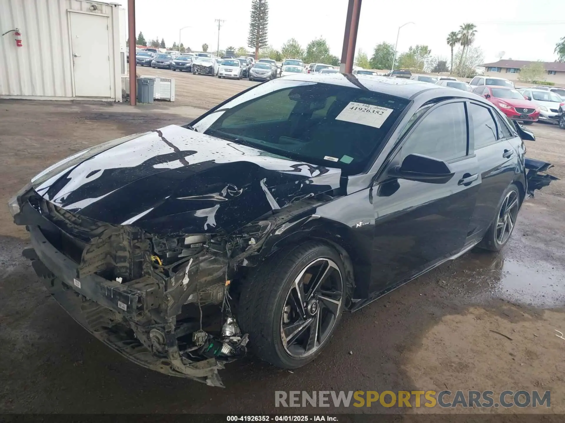 2 fotografías del automóvil dañado KMHLR4AFXNU239600 HYUNDAI ELANTRA 2022