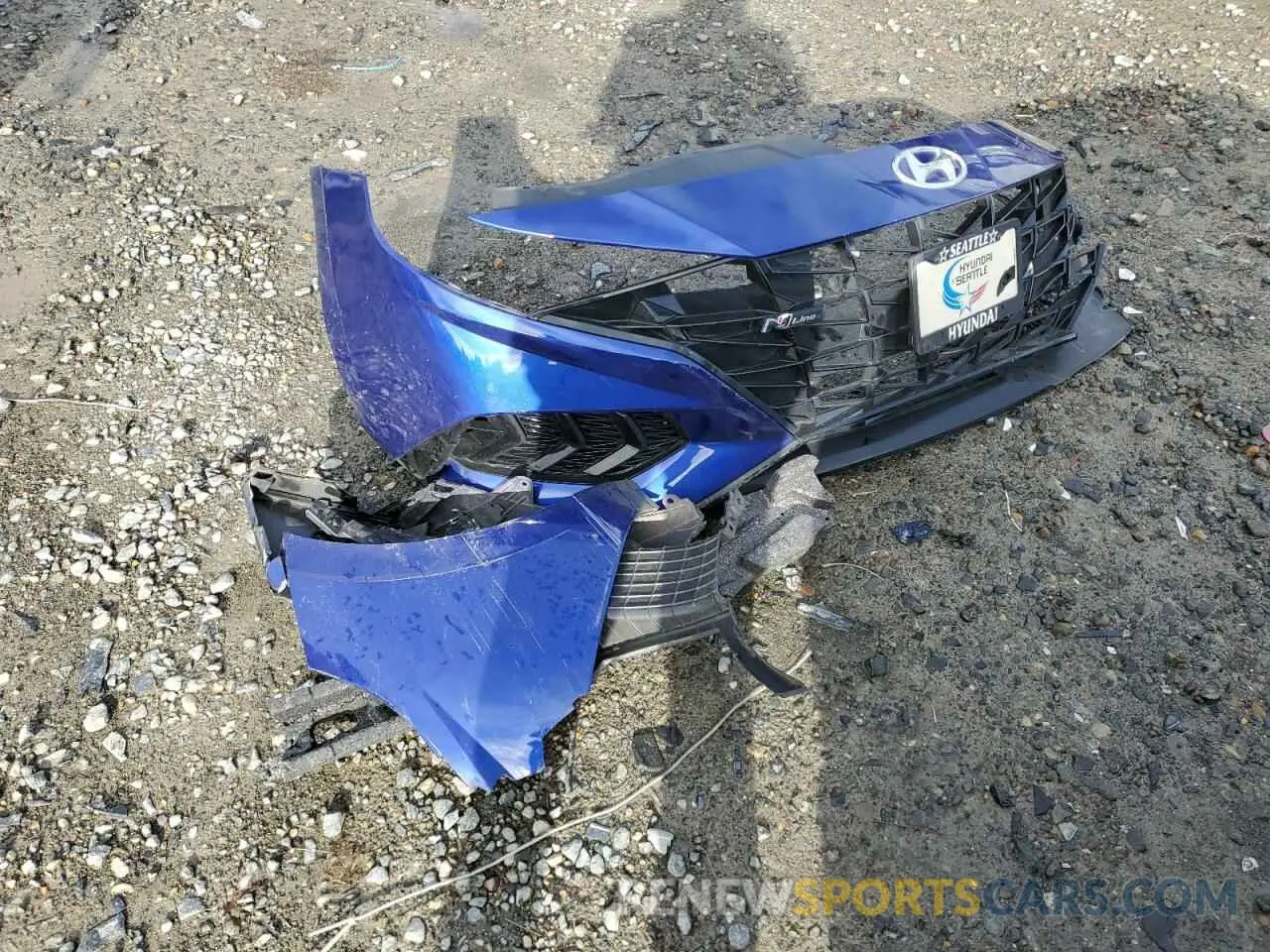 12 fotografías del automóvil dañado KMHLR4AFXNU241122 HYUNDAI ELANTRA 2022