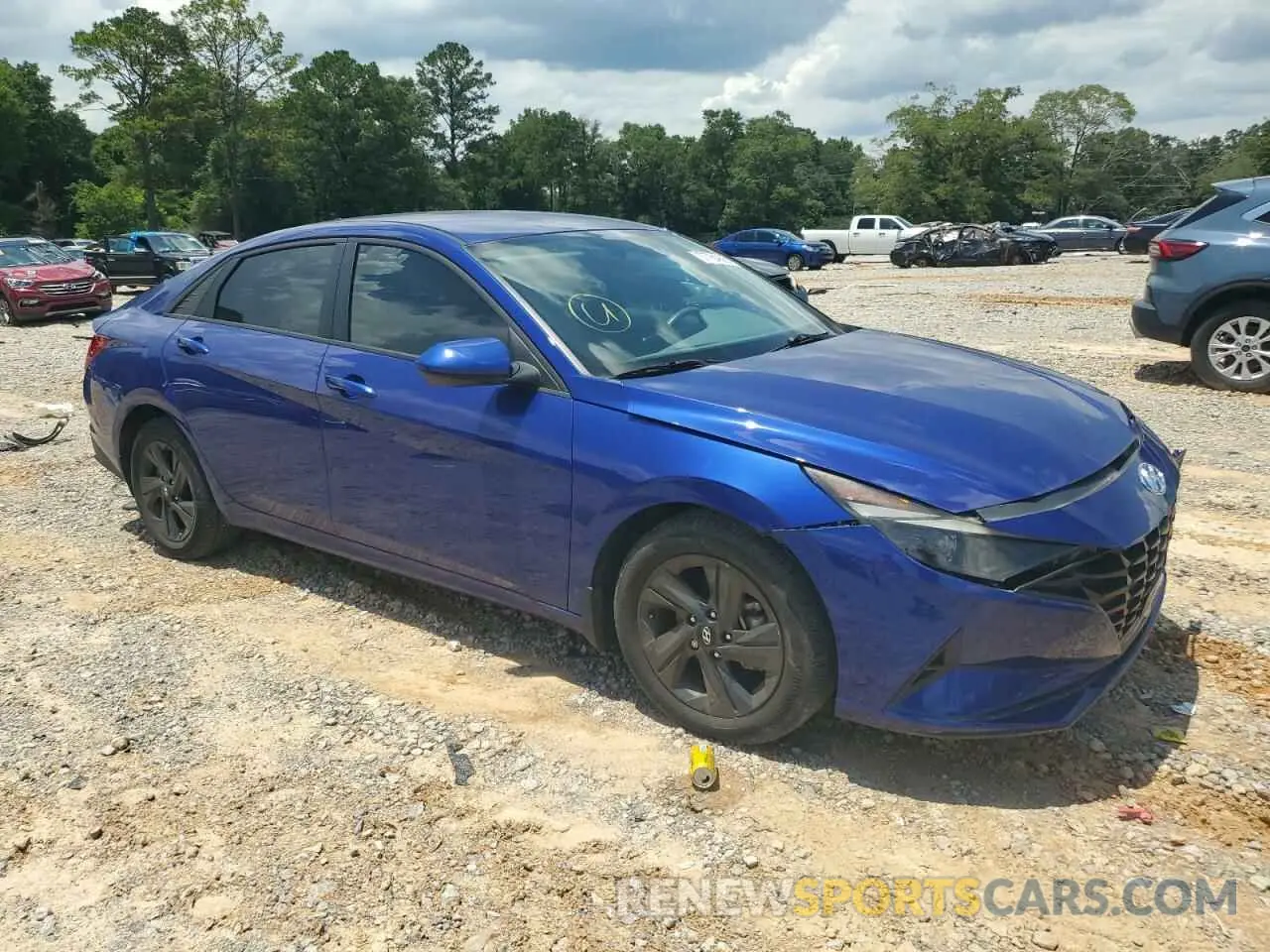 4 fotografías del automóvil dañado KMHLS4AG2NU306719 HYUNDAI ELANTRA 2022