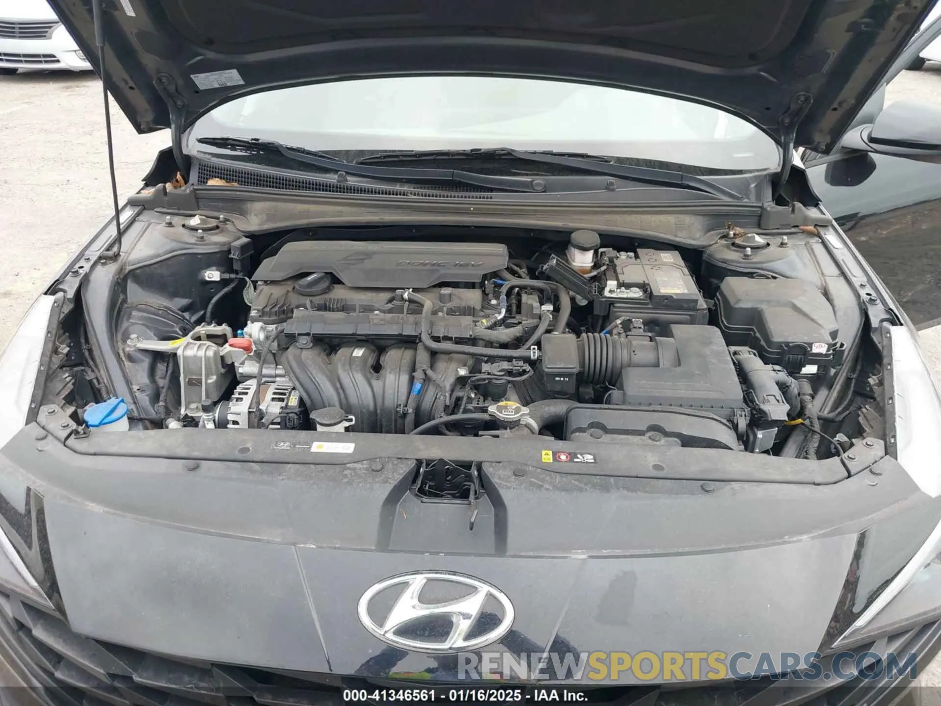 10 fotografías del automóvil dañado KMHLS4AG5NU218134 HYUNDAI ELANTRA 2022