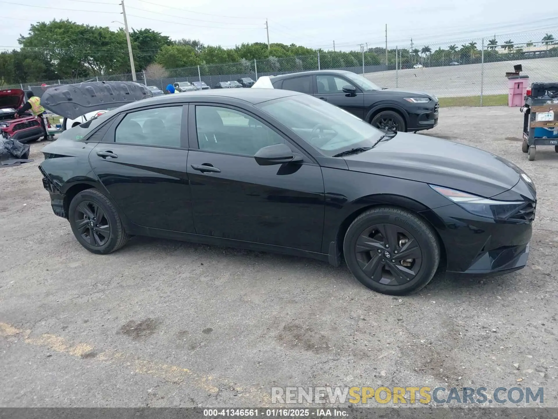 14 fotografías del automóvil dañado KMHLS4AG5NU218134 HYUNDAI ELANTRA 2022