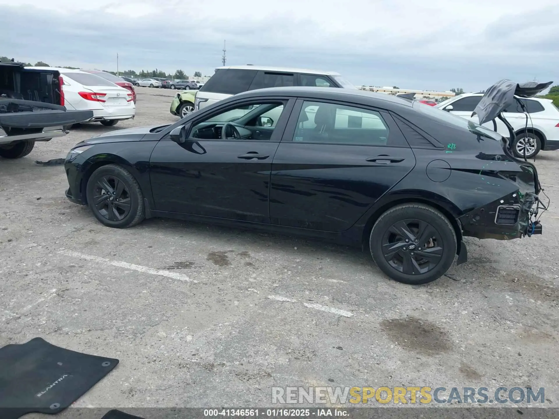 3 fotografías del automóvil dañado KMHLS4AG5NU218134 HYUNDAI ELANTRA 2022
