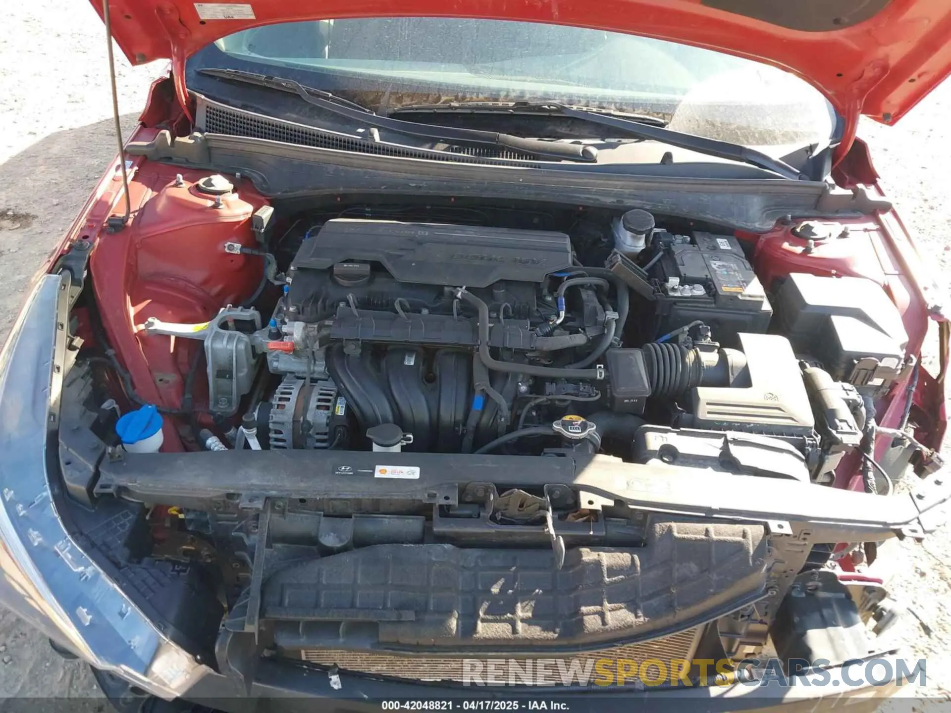 10 fotografías del automóvil dañado KMHLS4AG5NU288782 HYUNDAI ELANTRA 2022